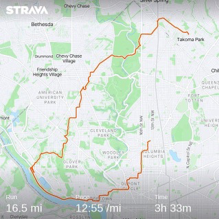 Mentally exhausted myself trying to follow a random route, but saw some pretty nice new-to-me trails today. Was surprised to find myself on the C&amp;O. Working toward 20.