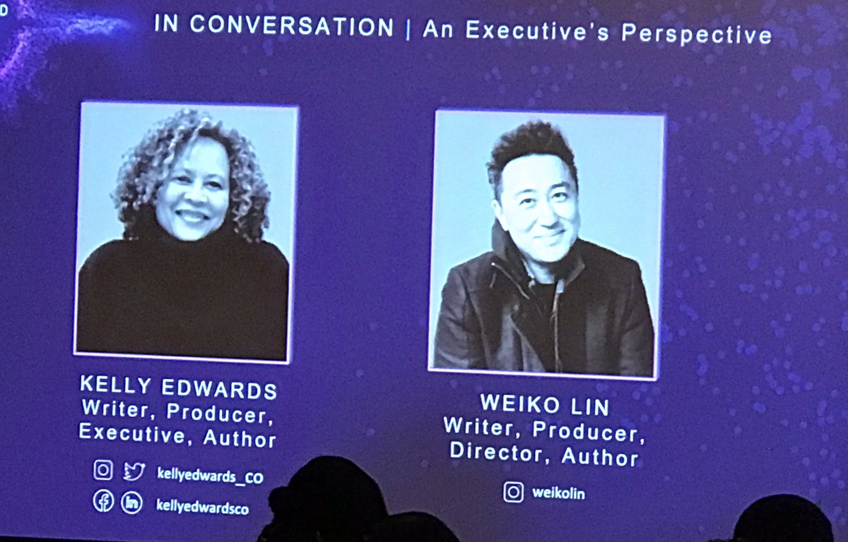 So excited listening to @kellyedwards_co and <a href="/WeikoLin/">Weiko Lin「林偉克」</a> speak at the @WalterKaitz #HollywoodCreativeForum about the importance of finding unique VOICES on the page!