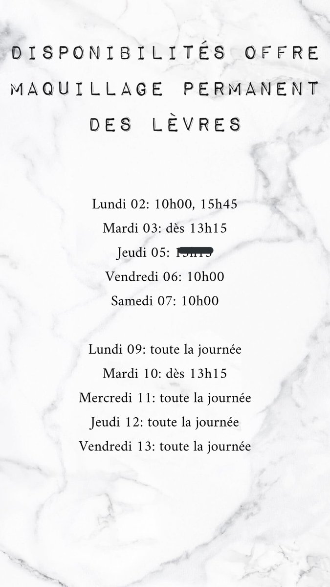 OFFRE MAQUILLAGE PERMANENT DES LÈVRES 👄 

Rt svp!! 😍