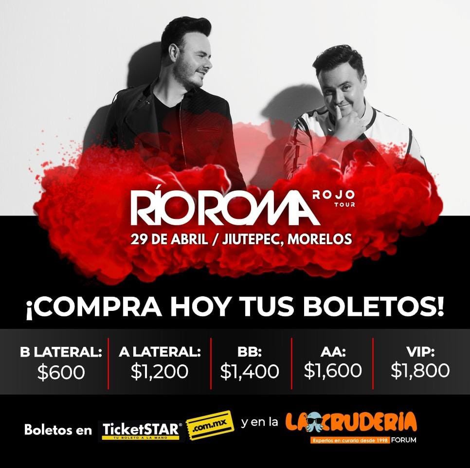 RioRomamx's tweet photo. -Momento Regional: ✅
-Muchas emociones: ✅
-Toda la actitud: ✅
MORELOS! Ya casi nos vemos!! 😎😎😎🔥 este 29 de abril ya llega el #RojoTour! https://t.co/7MsbF95ZaO