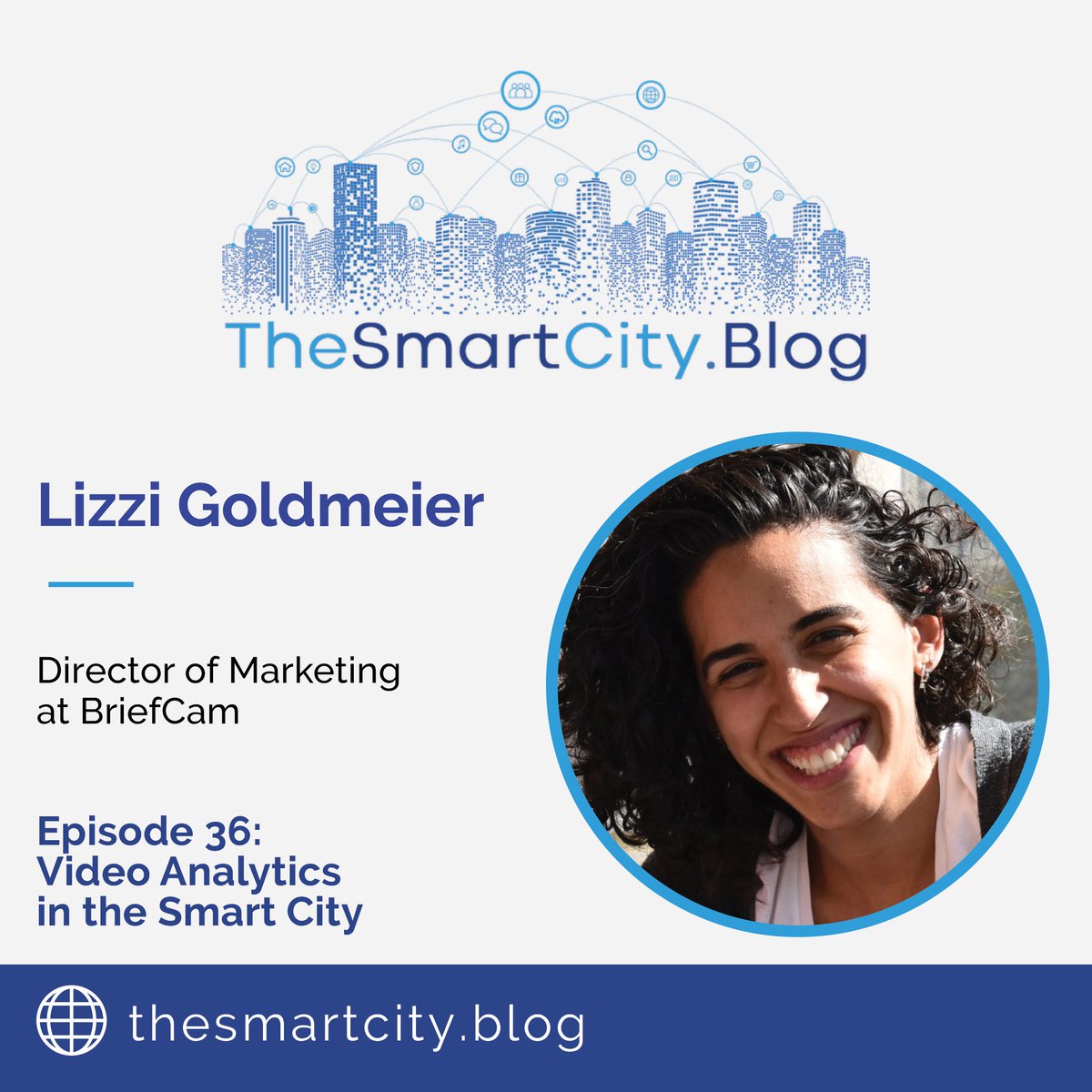 SmartCityPod's tweet photo. Episode 36 is LIVE! Join @alancross &amp; @FurlaneGrant with Lizzi Goldmeier, Director of Marketing at @BriefCamVS, as they discuss the #VideoAnalytics in the #SmartCity. 

Listen now:
https://t.co/hTtKQcE21M

#Analytics #Podcast https://t.co/jFyTHRvbUH