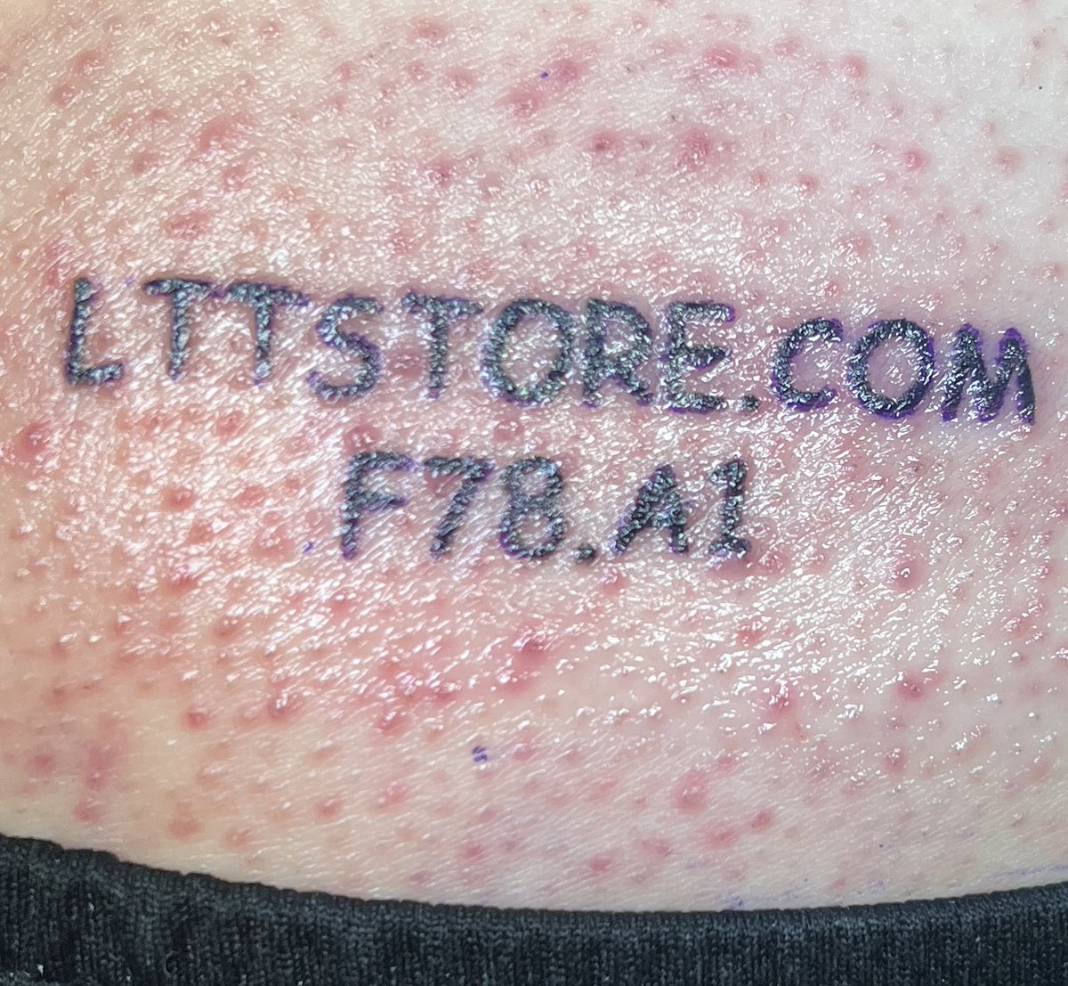 UFDTech's tweet image. Let it be known that I will do whatever it takes to cure my son.
Including getting an LTTStore.com tattoo for raising $150,000.