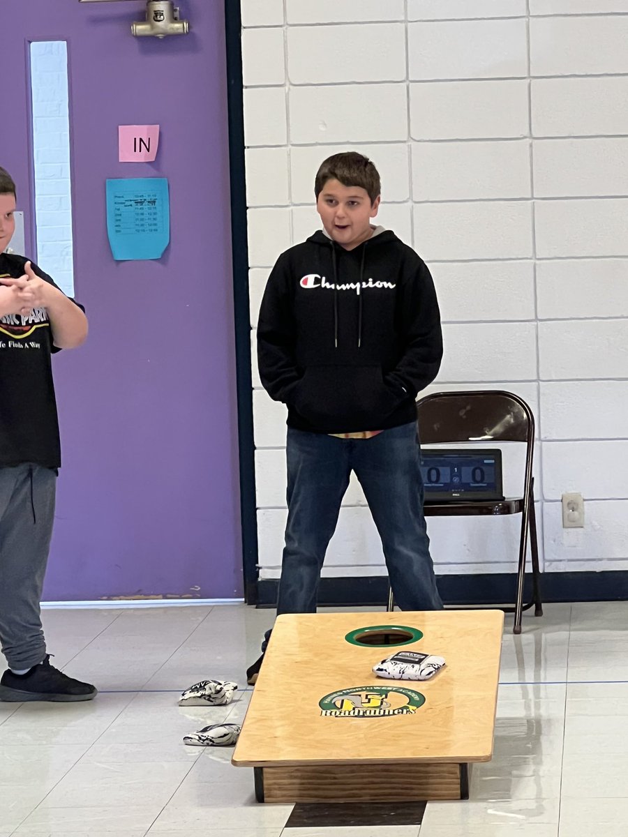 mrs_rpaul's tweet photo. Does your school have a Cornhole Club?! Well, @haynes_nwa does! Kids teamed up with adults from across the district for a tournament &amp; had SO much fun! @wfisdschools #iamwfisd #growingHaynes #beepbeep @TristanBrowne https://t.co/iUyK1tbshY