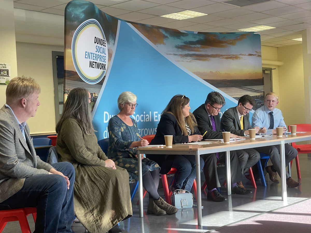 DSEN (@dundeesen) on Twitter photo 🗳 The DSEN Council Election Hustings are underway. 
#socialenterprise #DundeeTSI 🗳 The DSEN Council Election Hustings are underway. 
#socialenterprise #DundeeTSI