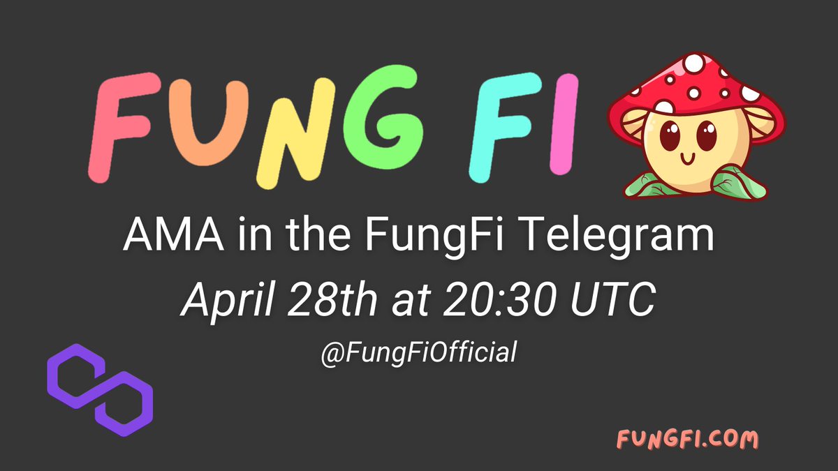 fung_fi's tweet photo. 🍄 AMA Rescheduled to tomorrow April 28th at 20:30 UTC! 🍄

Amanita needs to focus today on what we’re all looking forward to: Deployment of the vaults. This will help with token liquidity and revenue for the protocol.

We appreciate this very MUSH https://t.co/FlG2mH8py2