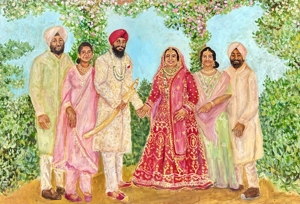 Grateful to be entrusted with painting people’s stories and emotions while pushing my boundaries as an artist  🥹 
It is truly fulfilling to live such a life. 

p.s. commisions opening soon!