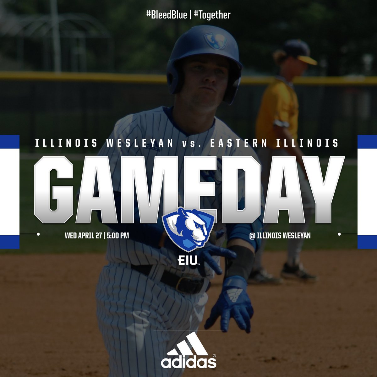 EIU_Baseball's tweet photo. 𝐆𝐀𝐌𝐄𝐃𝐀𝐘

The Panthers will take the field this evening for a midweek matchup against Illinois Wesleyan.

🆚 : Illinois Wesleyan
🕐 : 5:00 PM
🏟️ : Bloomington, IL
📊 : https://t.co/TsYgrXWlT3 https://t.co/732wQuR84H