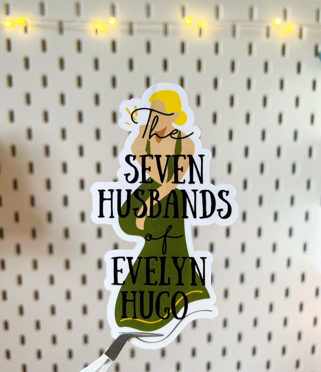 bearcraftstore's tweet image. Excited to share an addition to my #etsy shop: Here’s Evelyn  #literary #booksticker #evelynhugo  etsy.me/3kin7FD
