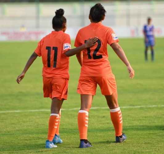 IndianFootball's tweet photo. Apurna Narzary hat-trick helps Indian Arrows beat Odisha Police
Read ππΌ https://t.co/6LJKKK2Kdy
#ODPARW βοΈ #HeroIWL π #SuperheroesOfIndianFootball π¦Έ #ShePower π§ #IndianFootball β½ https://t.co/AllXAlNYgJ
