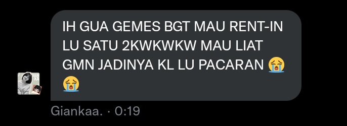 cilktea's tweet photo. Gianka di tengah malam, agak horor. https://t.co/bVTqRx1wy7