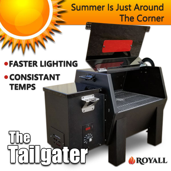 A portable wood pellet grill made for parties and tailgating! "The Tailgater" is for anyone that wants delicious wood smoked food away from home.

ShopRoyall.com
Or, Call 608-768-8508

#barbeque #bbq #bbqfood #bbqgrill #bbqlife #bbqlovers #bbqsmoker #grill #grilling