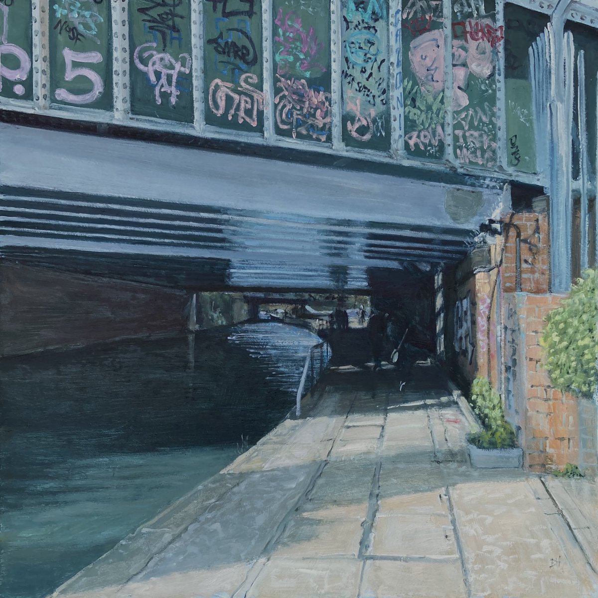 benhughesart's tweet photo. #regentscanal #londonpainting #graffiti #oilpainting #art #bathartists #bathartistsstudios #bearflatartists https://t.co/3u0Pj9x8TB
