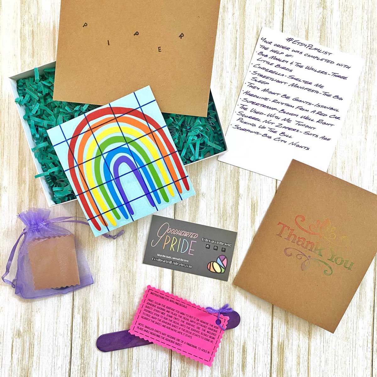 Sam_Goodheart's tweet photo. https://t.co/BjWU06WuSR This rainbow just left for California!

#GoodheartedPride #Etsy #Rainbow #CarDecor #MusicLover #LGBT #LGBTQ #LGBTQIA #LGBTPride #SpreadLove #PositiveVibes #BehindTheScenes #LGBTAlly #LoveYourself #NorthCarolina #Spotify #EtsyPlaylist #California https://t.co/Qyyyl5q6Fm