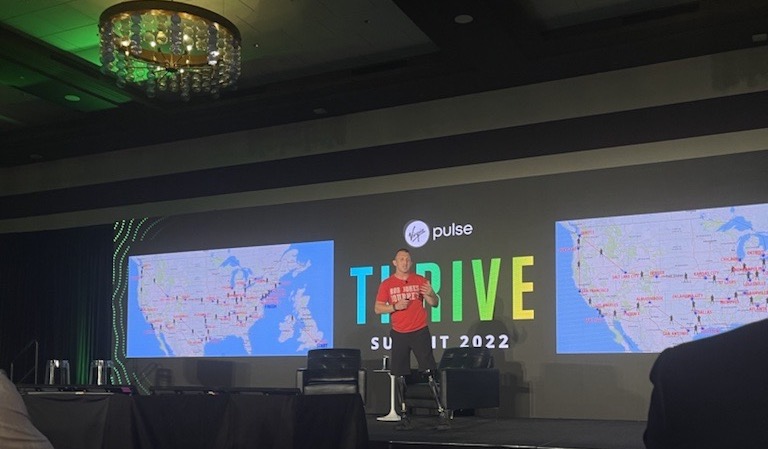 "The key to overcoming anything in your life is harnessing the strength that comes from the love you have for someone else." - <a href="/RobJonesJourney/">Rob Jones</a> in his #VPThrive2022 session "Turning Wellbeing Up to 11"