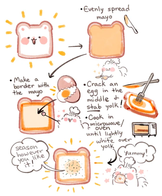 egg bread yummy 