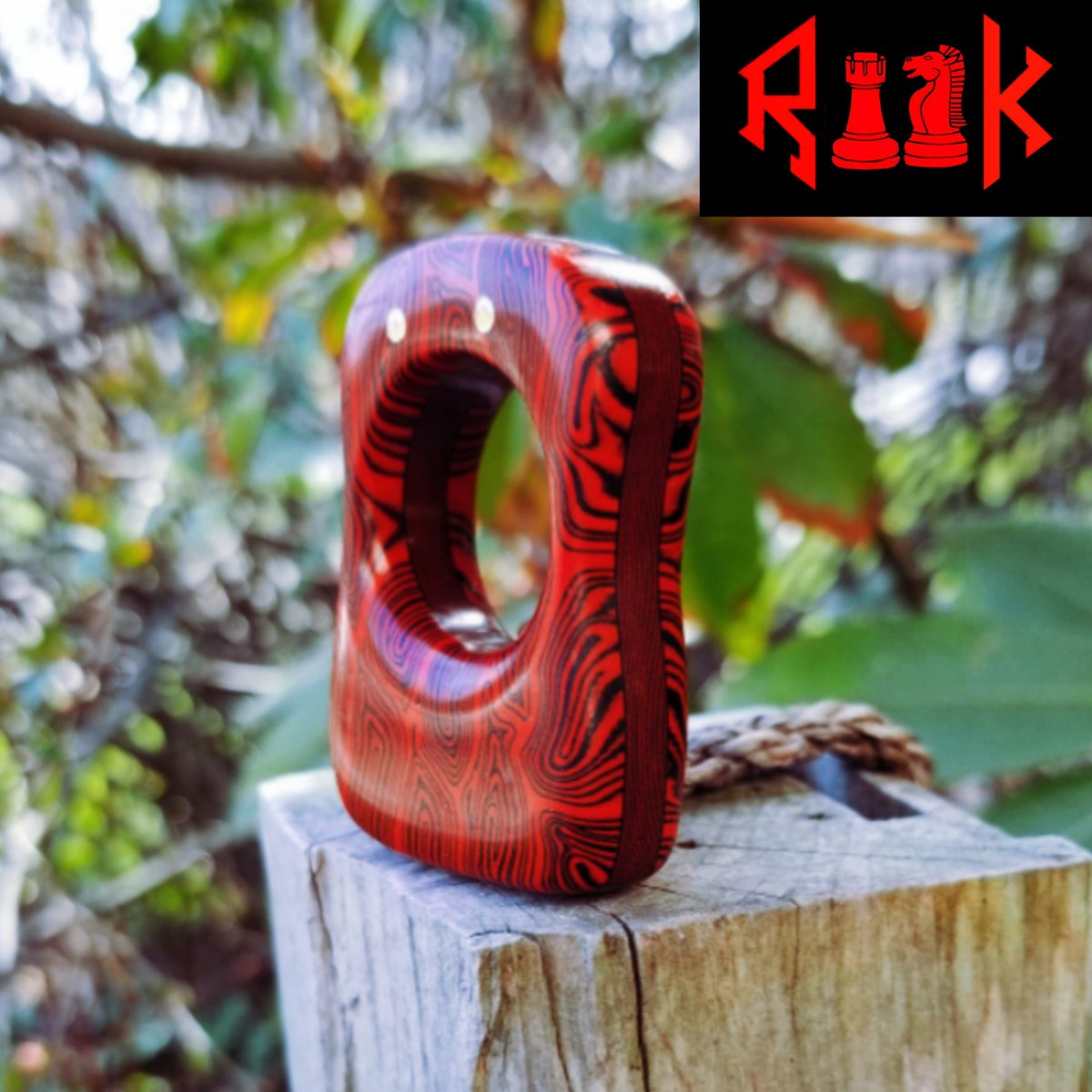 Latest project completed. single duster made from G-10 and brass pins.