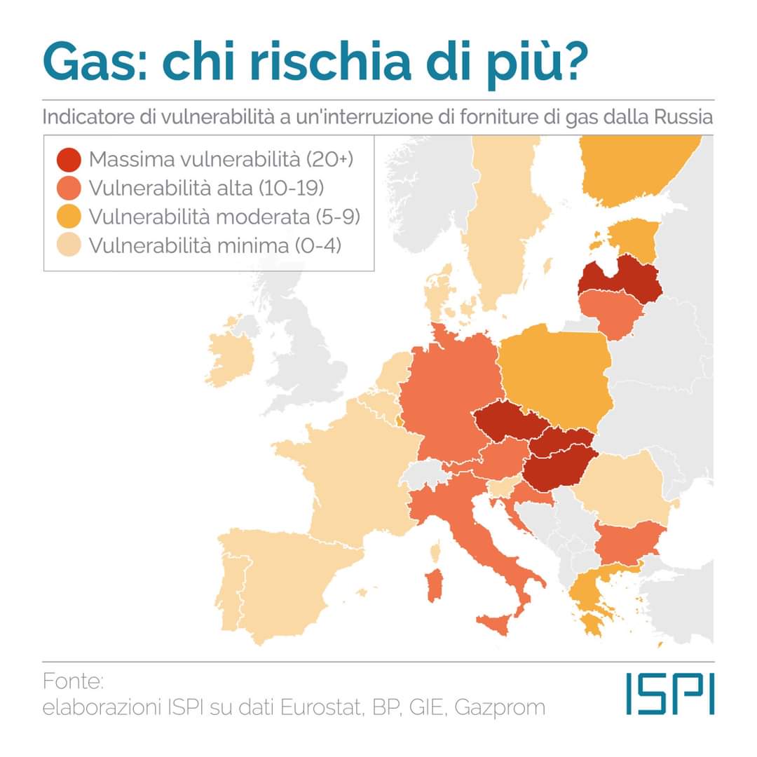 ispionline's tweet photo. #Gazprom interrompe le forniture di gas a #Polonia e #Bulgaria. Per Ursula von der Leyen “ricatto inaccettabile all’#Europa, ma siamo pronti”.

#ISPIDailyFocus → https://t.co/N46gsMoVeb https://t.co/tksAl5t6qs