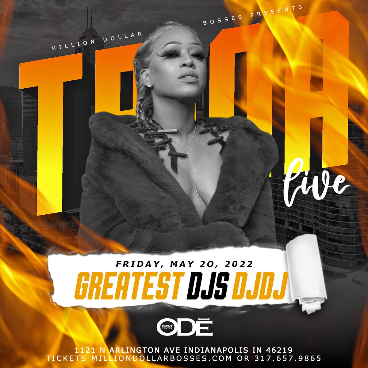 mdbe_317's tweet photo. @TRINArockstarr Friday May 20th Indianapolis Indiana https://t.co/XHgABldGIf