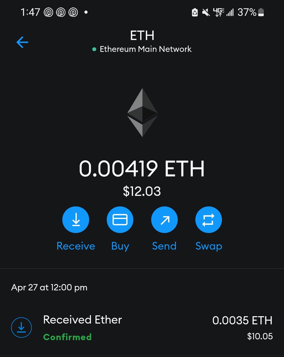 Darshan103106's tweet image. I won today and I texted him and sent me some ETH thank you so much any small amounts definitely helps. Let&apos;s go #Conarmy