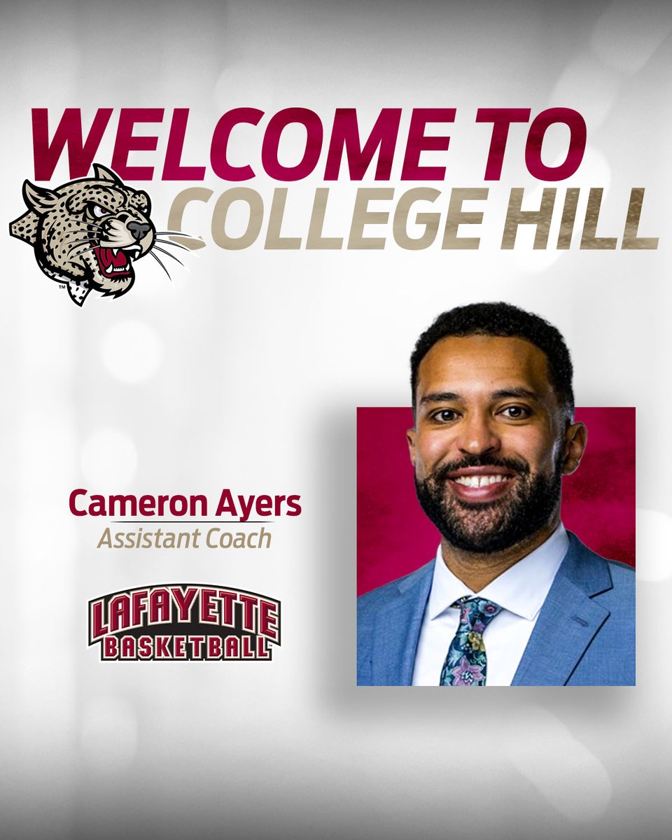 The staff is complete ✅

<a href="/Mhj_5/">MJ</a> welcomes Cameron Ayers as an assistant coach for the Leopards. 

📰 gopards.co/MBB042722

#RollPards