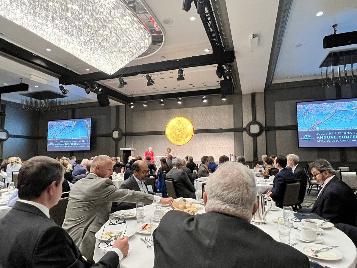 jsblankenship's tweet photo. The lack of civility in todays society is the corrosion of all roads to cooperation and collaboration. Enjoying an amazing luncheon speech  @ABAInternatl Annual Conference. #rule https://t.co/AIDqUPXk1v