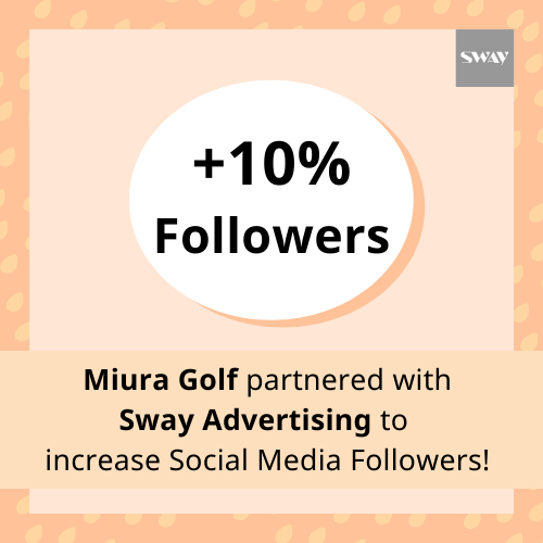 Miura Golf partnered with Sway Advertising to increase their social media following!

#marketing #marketingtips #socialmedia #socialmediamarketing