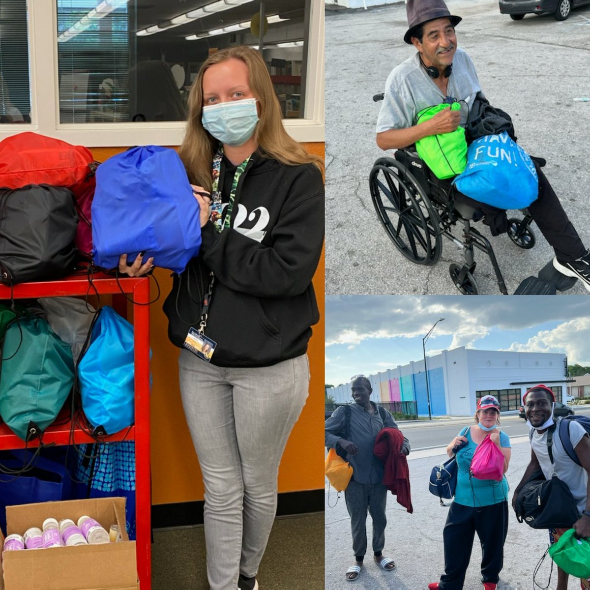 A feel good share😀 Abby Green spearheaded a NHS project which gave 18 backpacks to the homeless in our area🎒💛🖤 Way to serve, Abby👍 <a href="/PolkSchoolsNews/">Polk County Public Schools</a>