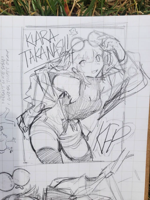 im very tempted to try and finish this one up digitally ... might be time to bust out ibis paint fellas 