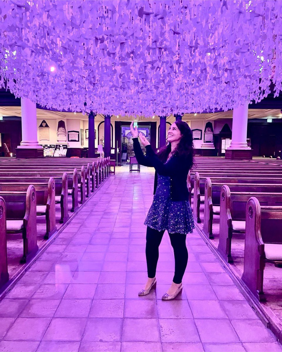 DerbyCathedral's tweet photo. Thank you  @pam_sidhu for last nights Mindfulness event under #peacedovesderby. 

A beautiful experience focusing on inner peace enhanced origami peace doves by @pwalkersculptor in collaboration with @dedaderby 

Next session 24th May, limited tickets:

https://t.co/jou3NIrG6k https://t.co/MY1f4ouTMD