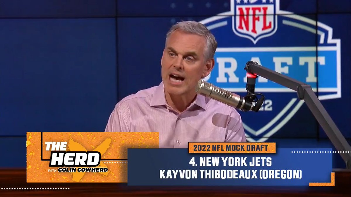 Herd w/Colin Cowherd on X: ''This is what I would do Here are my top 10  picks.' @ColinCowherd previews the 2022 NFL Draft   / X