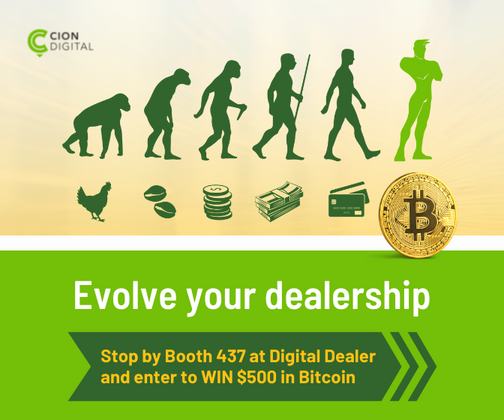 We are heading to <a href="/DigitalDealer/">DigitalDealer</a> Conference &amp; Expo and exhibiting for the first time in the Start-Up Alley. Come see us at Booth 437 to see what the buzz is all about! 
#dd22 #digitaldealer #crypto #buyacarwithcrypto #cryptoloan #autodealers ciondigital.com/digital-dealer…
