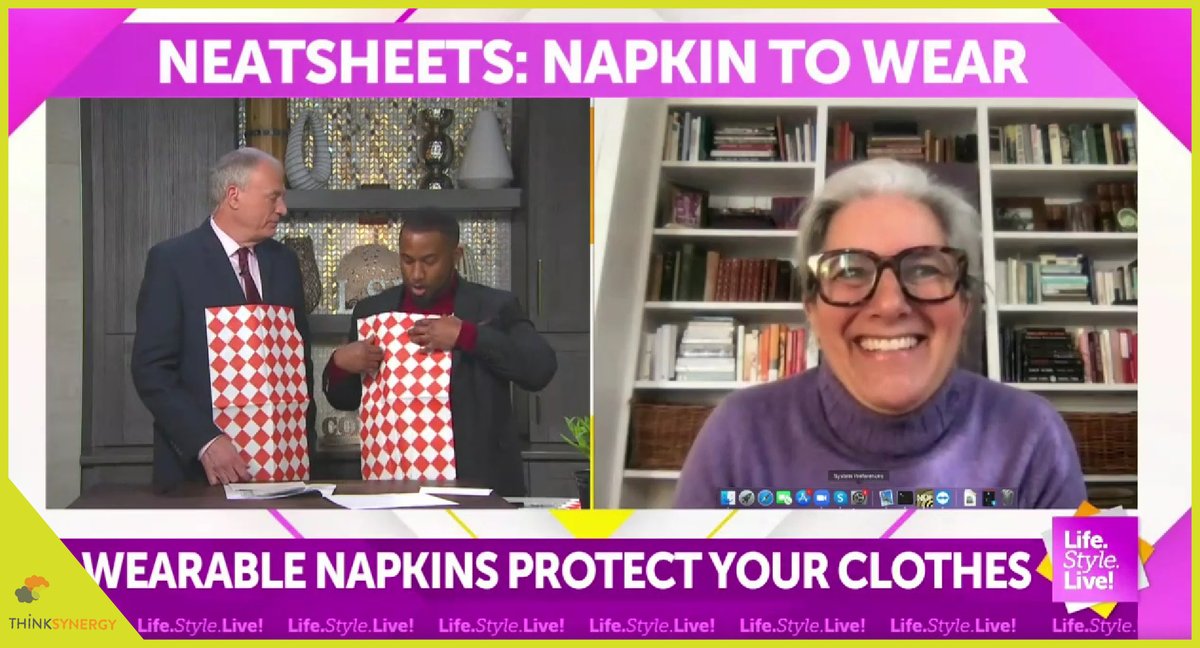 ThinkSynergyCT's tweet image. We'd like to recognize one of our partners for appearing on WISH-"Life.Style.Live!" NEATGOODS co-founder, Heidi Worcester showcased their product NEATSheets! 

To learn more click here: tinyurl.com/3rvya35a

#messyfoods #NEATSheets #WISHTV