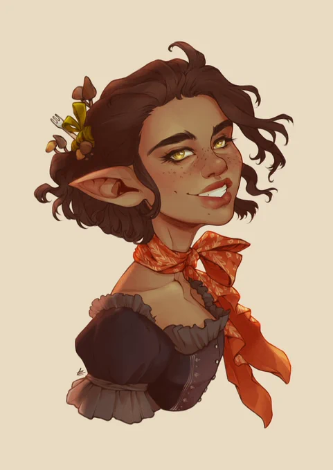 Venwyn! Absolutely loved drawing Abby's gnome 🍄 