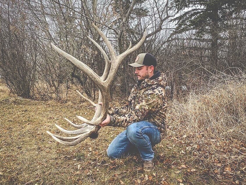 @kyle_boody95 with a Stud set of elk sheds… Even had the mini me along for the ride.. Congrats buddy…

#wapitiwednesday #muleytines #ElonMusk #elk #sheds #shedicated