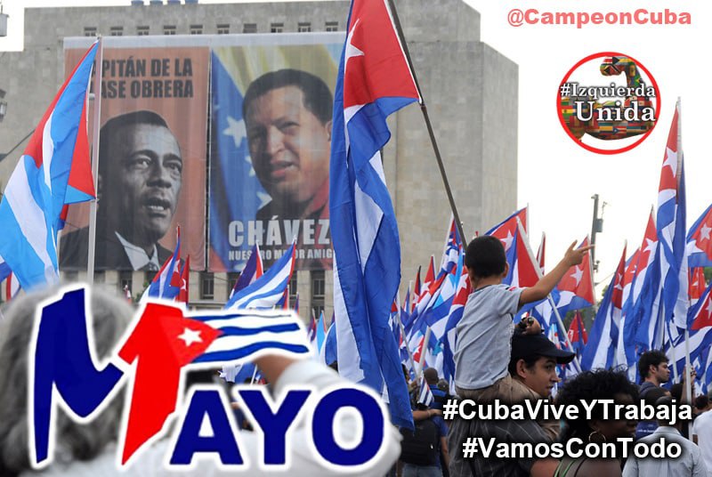 IsmaelCuba5's tweet photo. #CubanoConDerechoaAmarte🗺🌐!
Buenas Tardes Hmn@s y Guerrer@s!
El Mundo se alista para marchar el #1roDeMayo Por y para que d 1 vez entiendan los "poderosos" que:
"Un Mundo Mejor es Posible" #Fidel "Patria es Humanidad" #Martí "Proletarios de todos los países, Uníos". #KMarx https://t.co/cedYW63l83