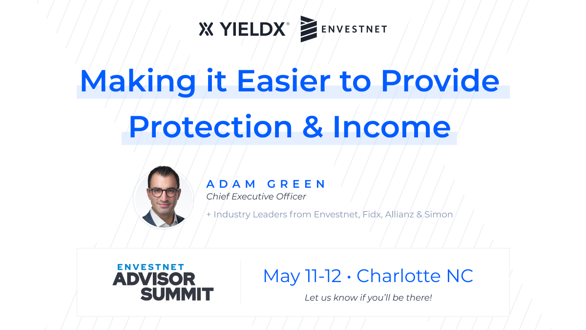 YieldX, an FNZ company (@yield_x) on Twitter photo We’re looking forward to speaking at <a href="/ENVSummit/">Envestnet Advisor Summit</a> in a few weeks! Join us on May 12 at 11 am to hear Adam Green speak about helping clients better protect what they’ve grown over the years & turn those assets into streams of income. #ENVSummit We’re looking forward to speaking at <a href="/ENVSummit/">Envestnet Advisor Summit</a> in a few weeks! Join us on May 12 at 11 am to hear Adam Green speak about helping clients better protect what they’ve grown over the years & turn those assets into streams of income. #ENVSummit