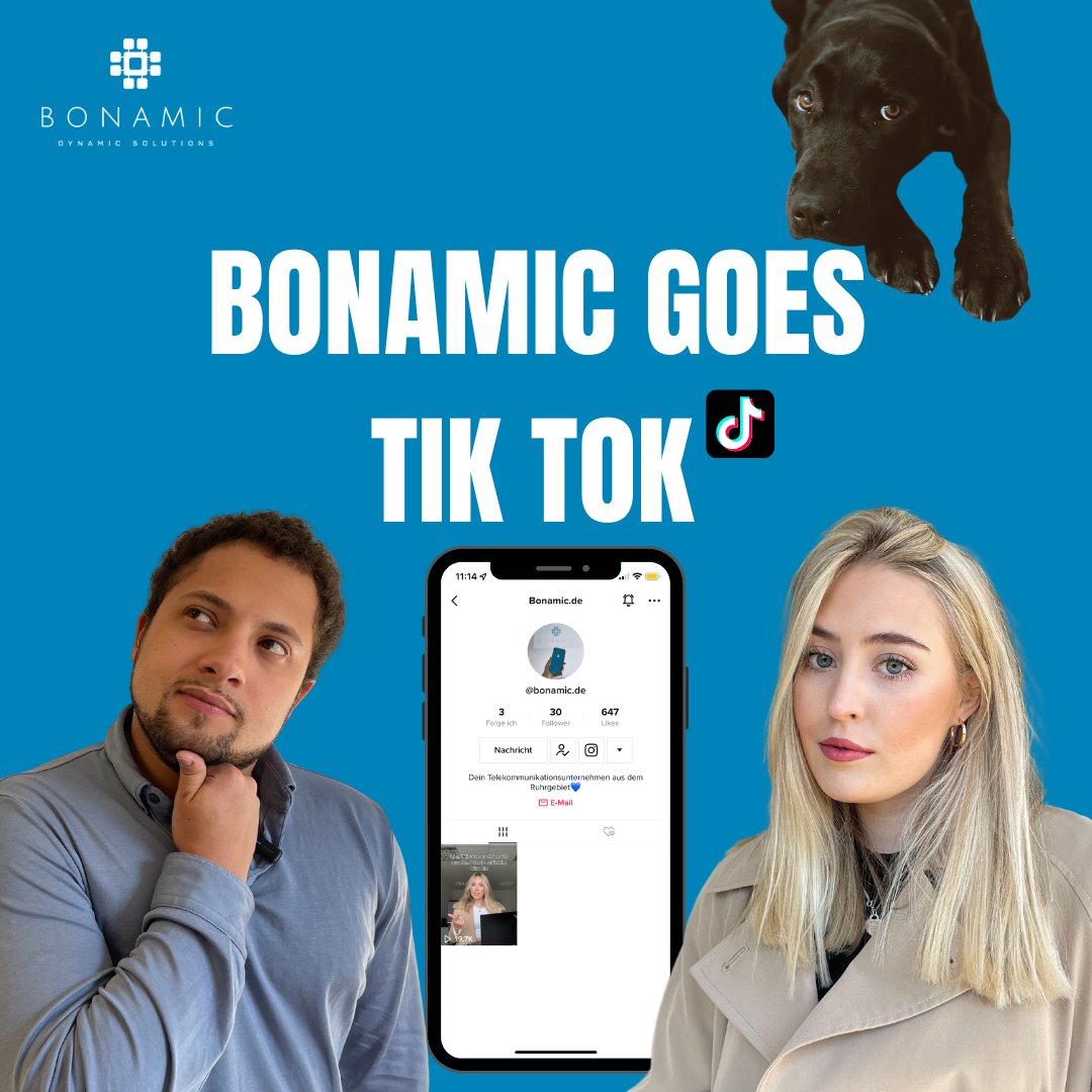 bonamic_de's tweet photo. Bonamic goes TIK TOK 🎉

Wir sind endlich auch auf #tiktok vertreten und würden uns dort über Eure Unterstützung freuen!

Du findest uns unter @bonamic.de ✅

Schaut doch mal gleich bei unserem ersten Tik Tok vorbei😇

#tiktok #bonamic #bochum #ruhrgebiet #nrw https://t.co/TlQEI82bvI