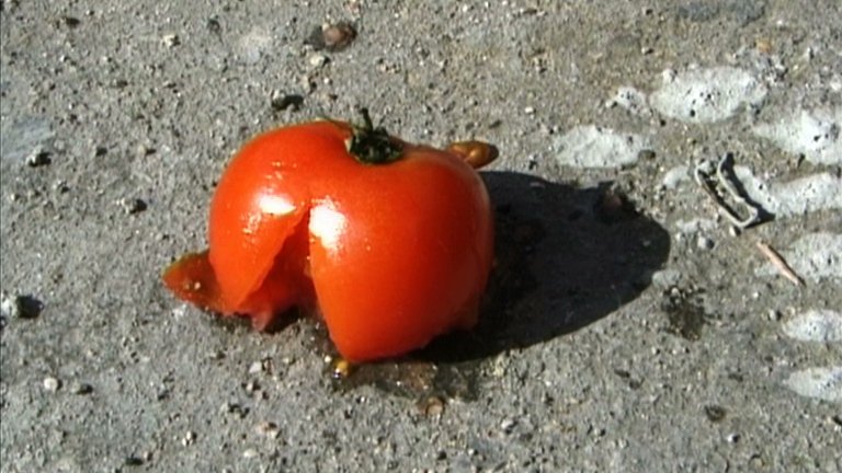 avez_un's tweet image. INFO : La #tomate  qui a tenté d'assassiner Emmanuel #Macron serait toujours entre la vie et la mort.