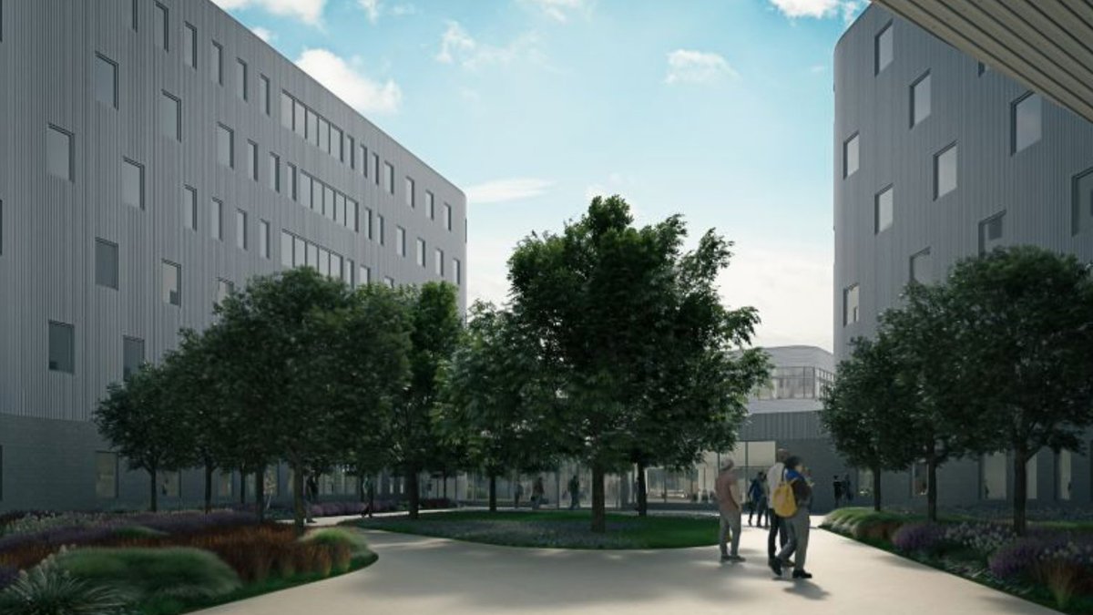 UtahBhp's tweet photo. OFFICIAL BUILDING ANNOUNCEMENT!
The Center for Business, Health, and Prosperity is excited to announce the Impact and Prosperity Epicenter, a new multidisciplinary hub and student housing facility that will be our future home on campus. It is expected to open in fall 2024! https://t.co/J57zLfdQOS