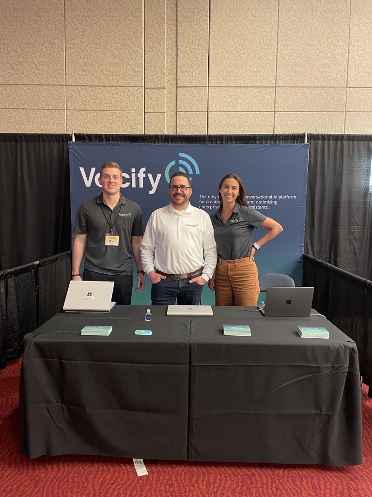 Voicify's tweet photo. Congrats to everyone for a successful week at #ProjectVoice2022 - It was great to share space with old friends and new again. See you next year! https://t.co/w49opD94XM