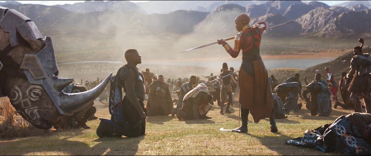 ¡Hace instantes en la CinemaCon mostraron un primer vistazo a Black Panther Wakanda Forever donde se podía ver a Shuri, Nakia y Okoye en una batalla!