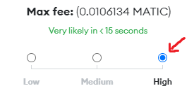 CyberPlanes's tweet photo. 🛩️Mint is LIVE!🛩️

➡️Get your CyberPlane here: https://t.co/DIalVwp7km

⚠️Attention➡️If the transaction does not work, set the gas fee to HIGH, it costs almost nothing!
As in the pictures below!

#NFT #NFTs #NFTCommunity #NFTGiveaways https://t.co/ybLK441rha