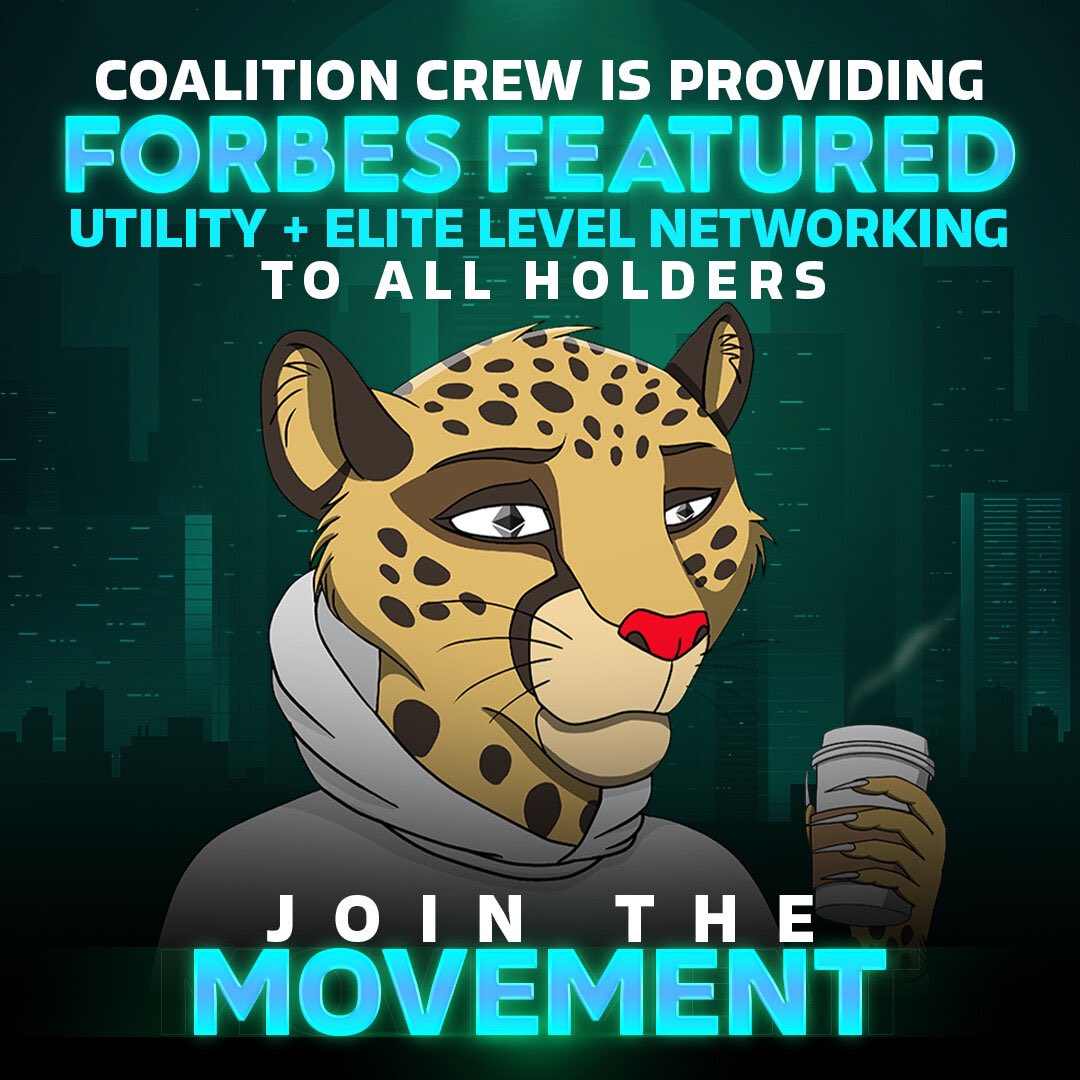 If our 2.0 collection hits 1 ETH by our Spaces tonight at 6pm PST I’ll give someone who likes and RTs this $2,500 👀🐆💰 

Must be a cheetah holder to win! Let’s Go 🚀🚀🚀