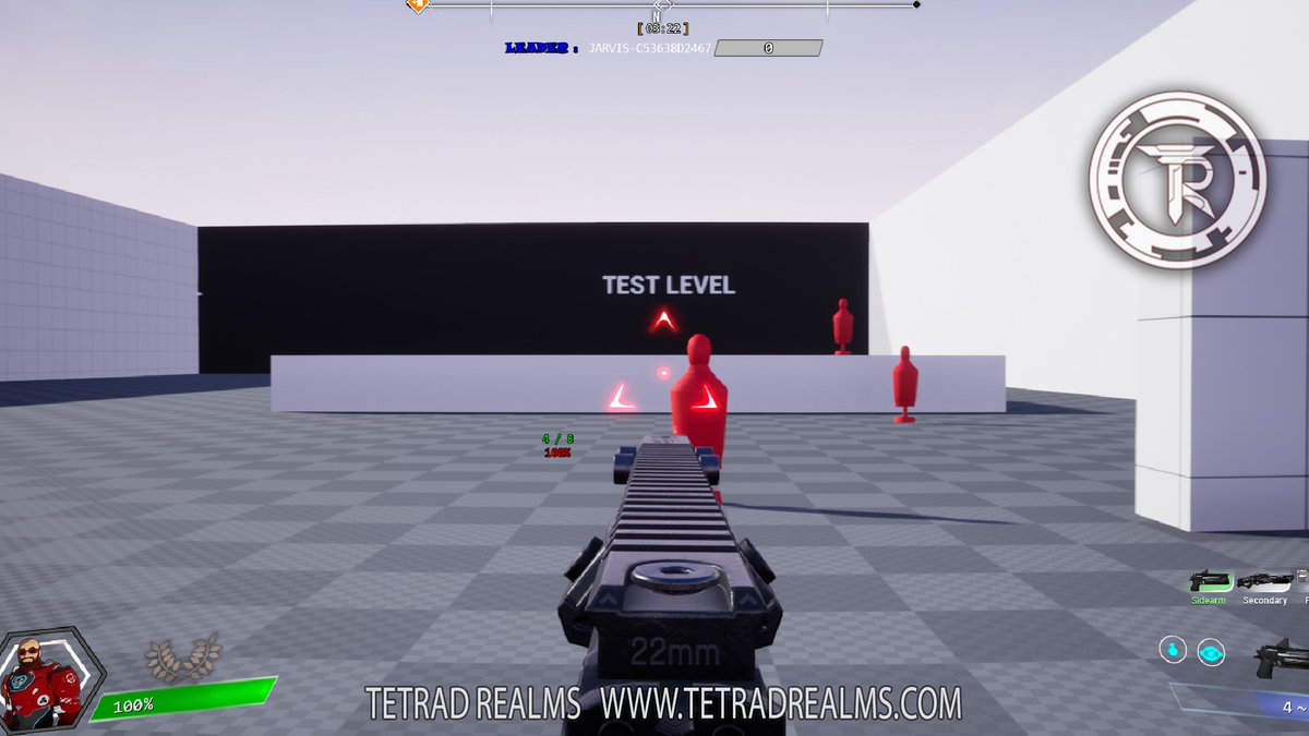 tetradrealms's tweet photo. New Sight Overlay Test Sidearm #TetradRealms  #UE5 #UnrealEngine5 #indiedev #indiegamedev #gamedev #gamedevhour #makingprogress https://t.co/yE856pK1Rj