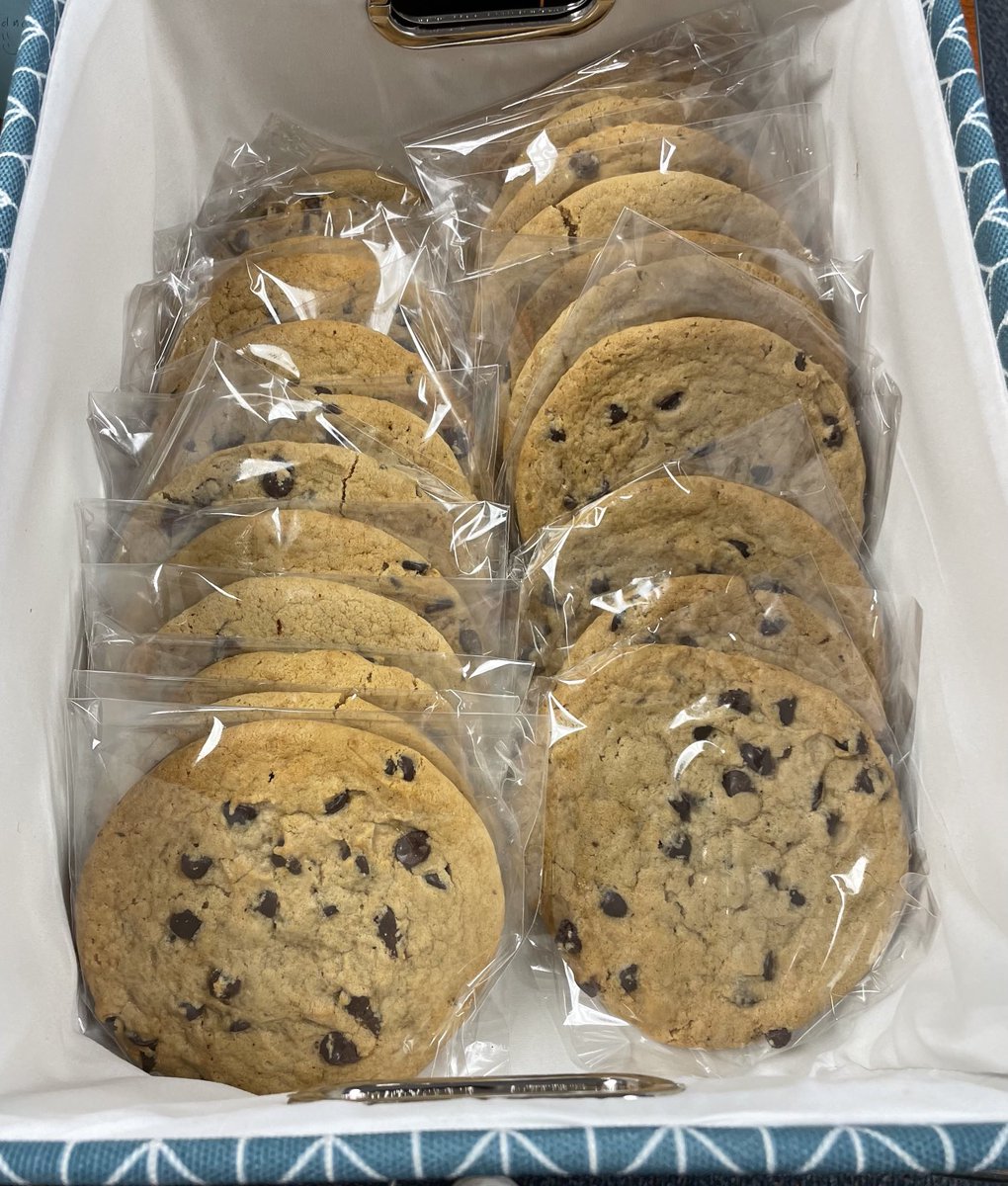 Delivering cookies to our amazing GSD Administration Assistants on National Administrative Assistants Day! Thank you for all you do! #MarauderPride #GSDpride