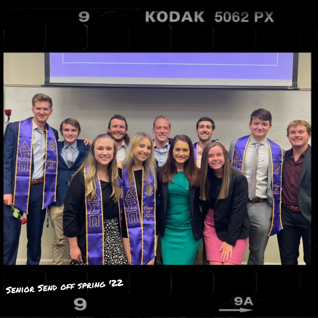 Last night was a very bittersweet chapter for us all. We said goodbye to our chapters 11 graduating seniors. Tuesdays won't be the same without seeing all of you but we are so proud to see where the next step of your journey takes you. 

#dsp #deltasigmapi #ccu #coastalCarolina
