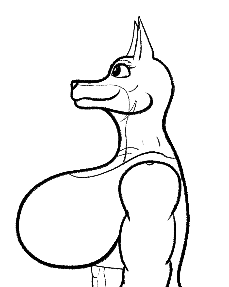 My oc Diana but beefy #furryart #furry #furryartist
