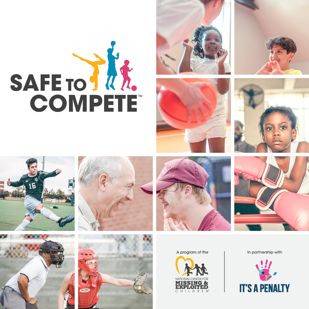 NCMEC_CEO's tweet photo. A4: Be proactive in addressing these topics in sports. #SafetoCompete is a national initiative between @its_apenalty and NCMEC to prevent abuse, exploitation and trafficking of young children as they learn to compete in youth sports.
Visit: https://t.co/YI33lae4DV #NCAPM https://t.co/F1HlLKqRZN
