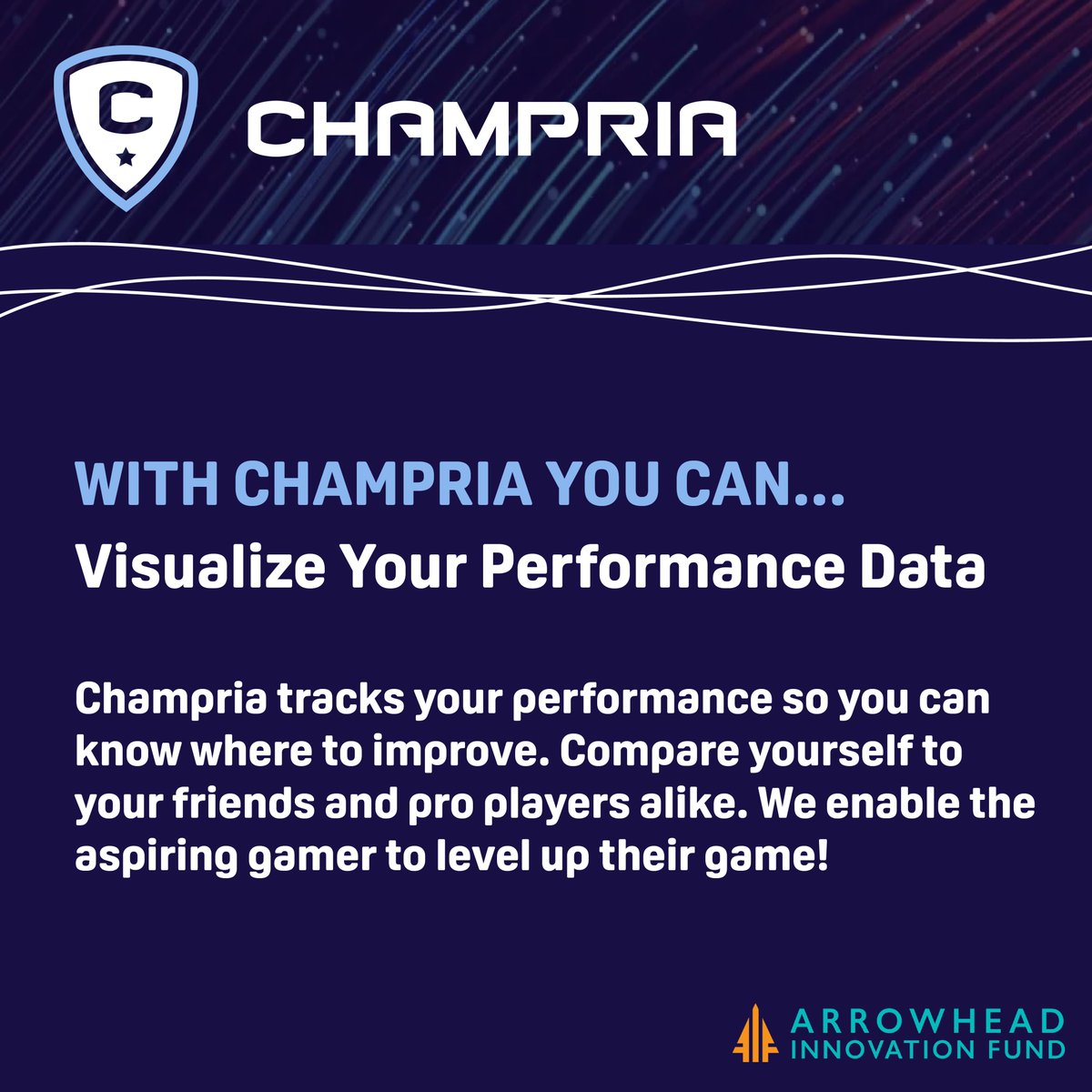 With @Champria1 , the possibilities are endless! Champria tracks your performance so you can visualize your performance data. 

champria.gg

#data #performance #esports #online #entrepreneurship #Innovation