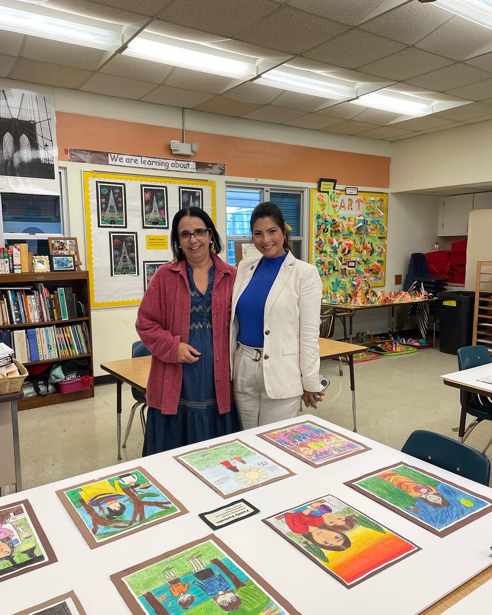 ChristiFraga's tweet photo. Brick by Brick! We had an extraordinary tour this morning. We were able to visit classrooms and speak to these intelligent students. Thank you Principal Olivera for your continued leadership and hospitality. These children are our future. #DiveintoFive https://t.co/vuq89zKeyN